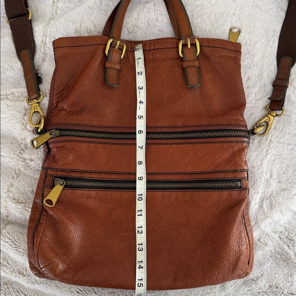 Fossil Leather bag - Picture 3 of 10
